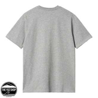 Alternative view of CARHARTT WIP - T-shirt - S/S pocket - Grey heather