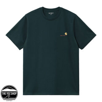 CARHARTT WIP - T-SHIRT AMERICAN SCRIPT CONIFER