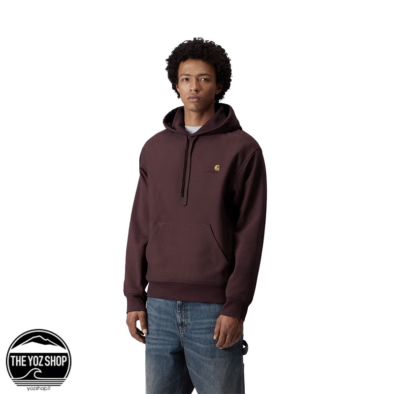 CARHARTT WIP - Felpa - Hooded American Script Sweatshirt - Rondo - immagine 3