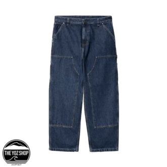 CARHARTT WIP - Pant - Nash Double Knee Pant - Blue, Stone washed