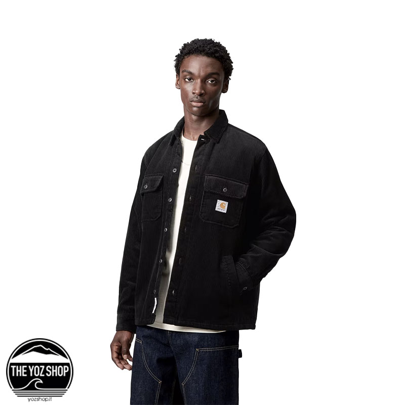 CARHARTT WIP - Giacca - Whitsome Shirt Jac- Black - immagine 3