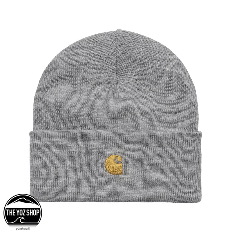 CARHARTT WIP - Chase Beanie - Grey Heather / Gold