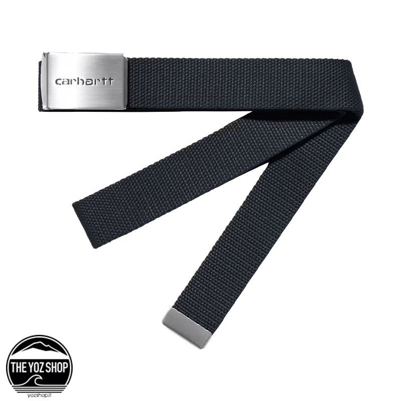 Carhartt WIP - Cintura - Clip Belt Chrome - Deep Night