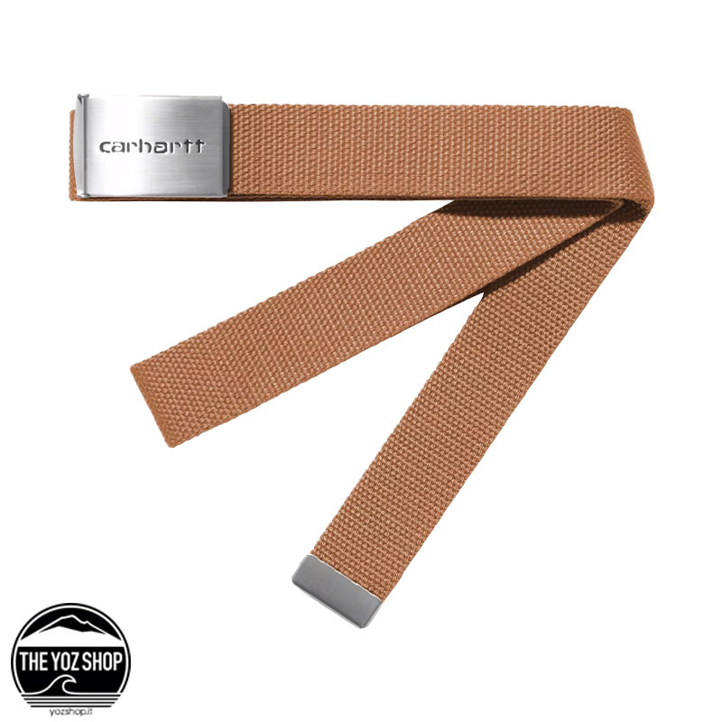 Carhartt WIP - Cintura - Clip Belt Chrome - Redhaven