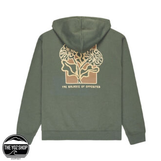 Alternative view of RVCA - Felpa - Flower Balance - Balsam Green