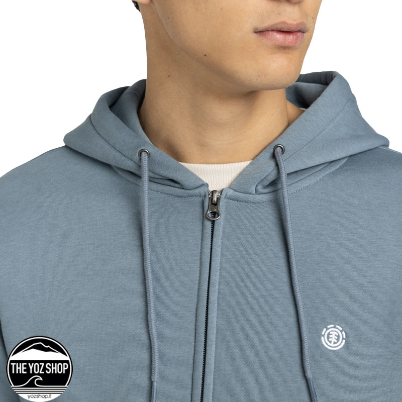 Element - Felpa - Icon Embroidery Zip - Blue Mirage - immagine 4