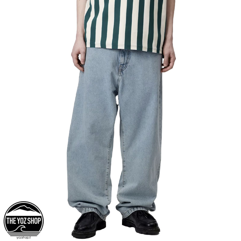 CARHARTT WIP - Pant - Landon Pant - Blue, Bleached - immagine 3