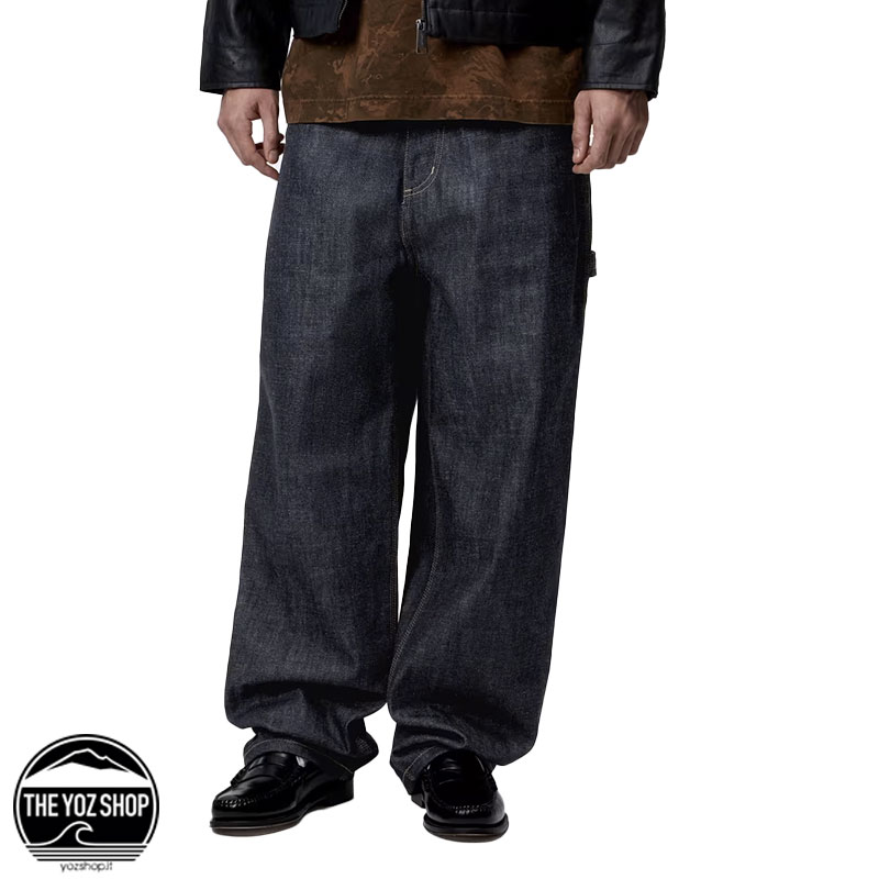 CARHARTT WIP - Pant - OG Single Knee Pant - Blue, Rigid - immagine 3