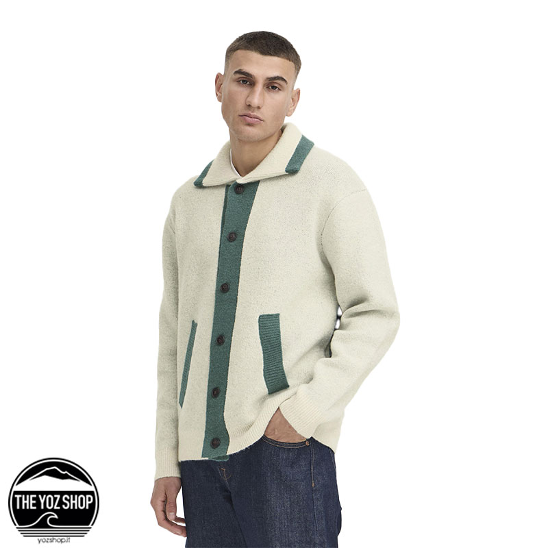 SOLID - Cardigan - Ren College Cardigan - Oatmeal Melange - immagine 3