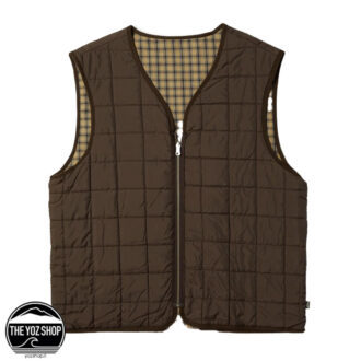 Alternative view of HUF - Gilet - Poynter Reversible Vest - Clay