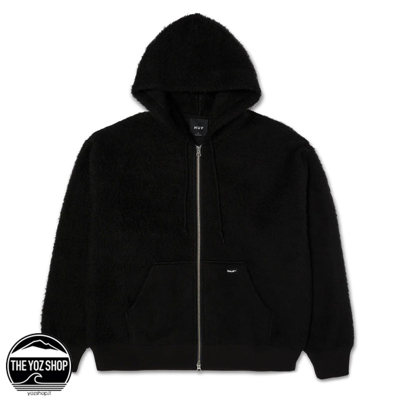 HUF - Giacca - Corso Heavyweight FullZip Hoodie - Black
