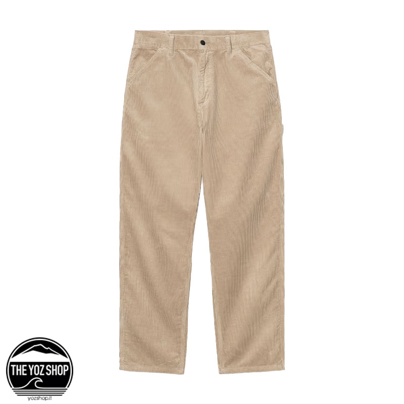 CARHARTT WIP - Pant - Single Knee Pant - Leather Rinsed