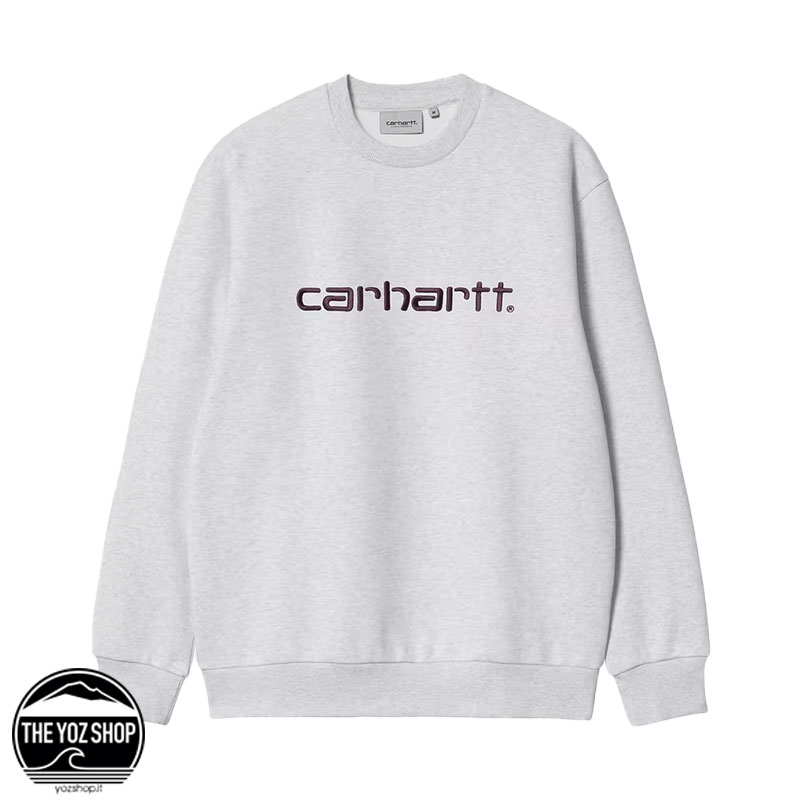 CARHARTT WIP - Felpa - Sweatshirt - Ash Heather / Rondo