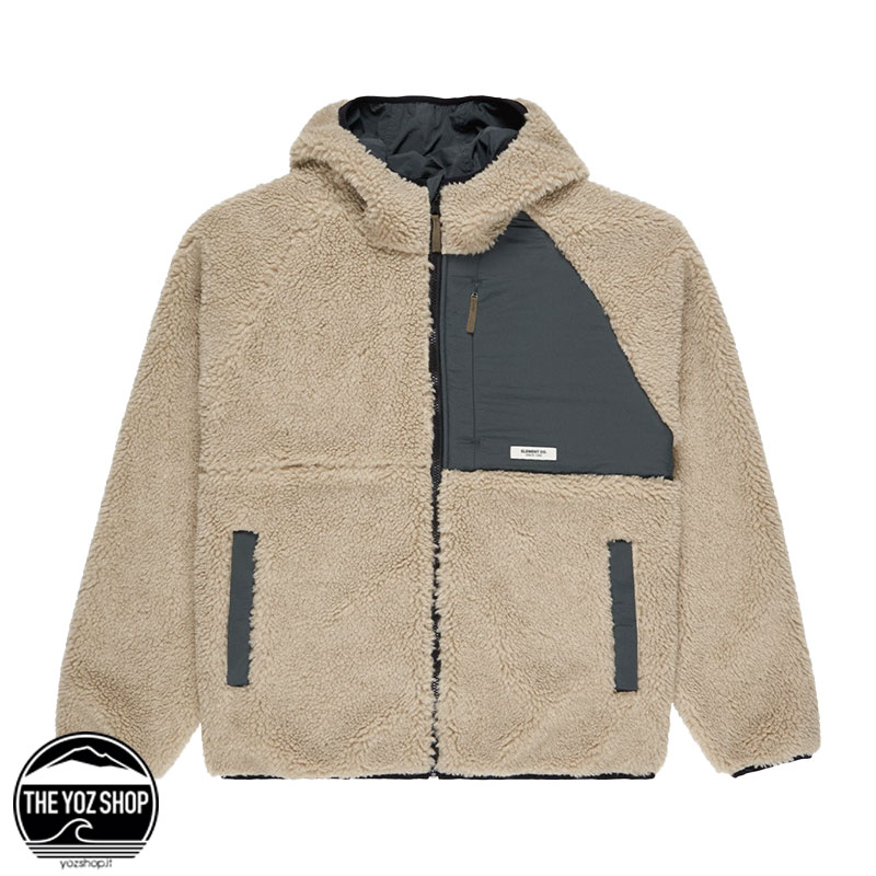 ELEMENT - Giacca - Wolfe Sherpa - Oat Milk