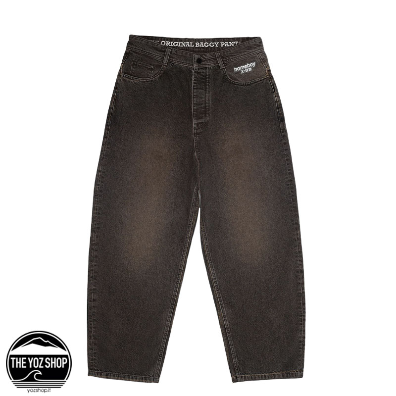 HOMEBOY - Pant - X-Tra Monster Denim - Coffee W Black