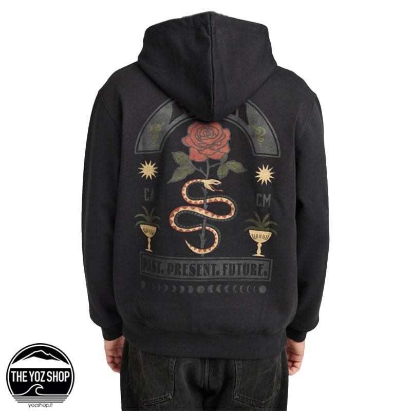 RVCA - Felpa - Roses Poster - Black - immagine 4