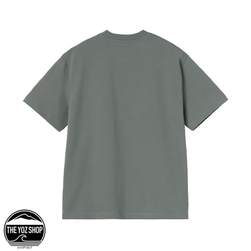 CARHARTT - T-shirt - S/S Chase - Velvet Green / Gold - immagine 2